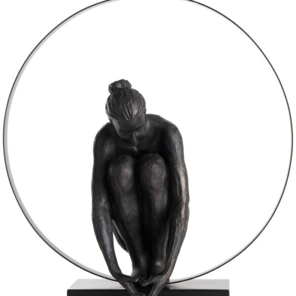 Circle Lady beeld H54cm - Zwart