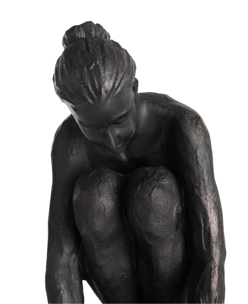 Circle Lady beeld H54cm - Zwart - Afbeelding 3