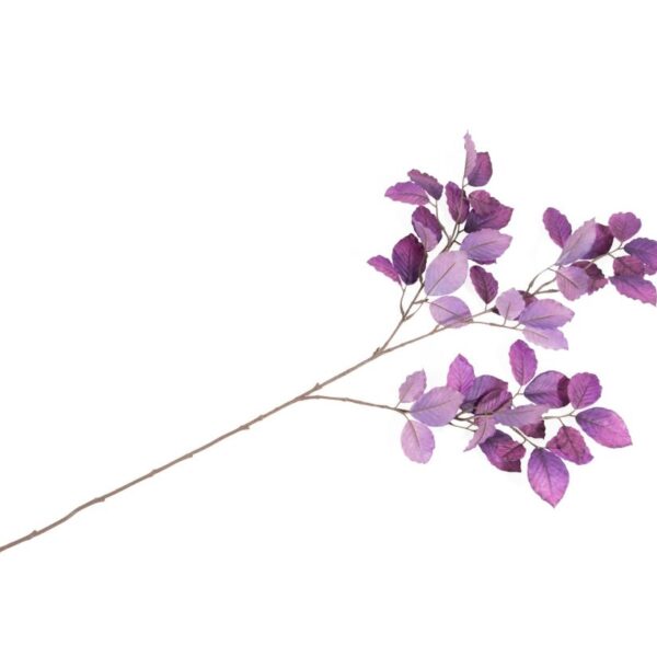 Beech Leaves Spray H95cm kunstbloem - Paars