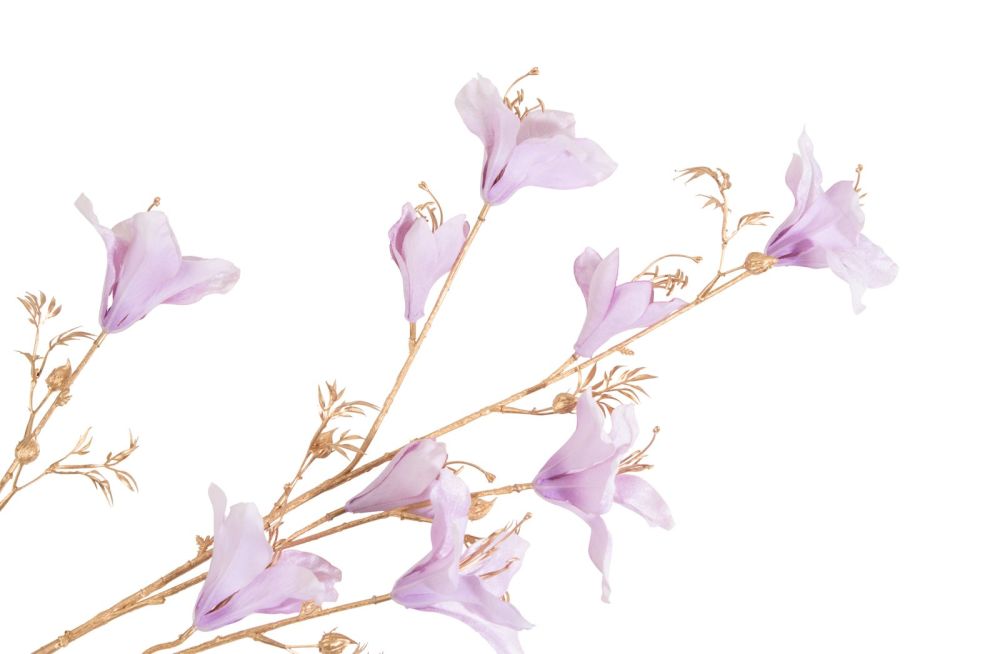 Bauhinia Branch H115cm kunstbloem - Paars - Afbeelding 2
