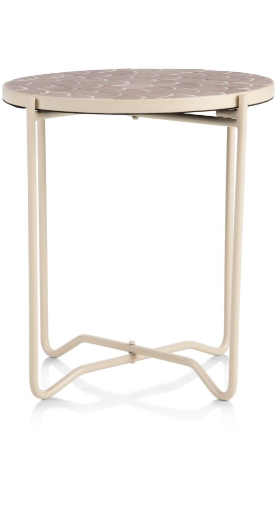 Bento bijzettafel H45cm - Roze