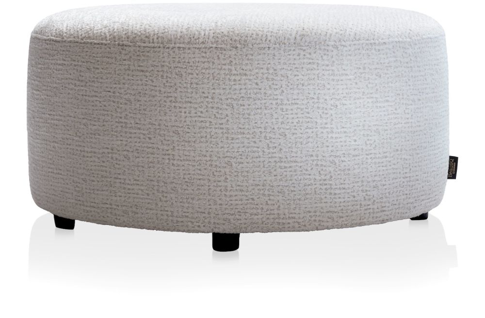 BeautiQ - Chic poef - rond 80 cm - Afbeelding 17