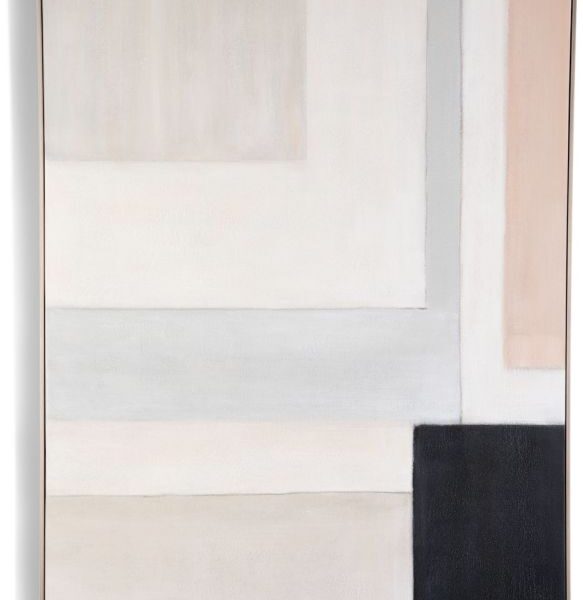 image Tijn schilderij 90x140cm - Multikleur