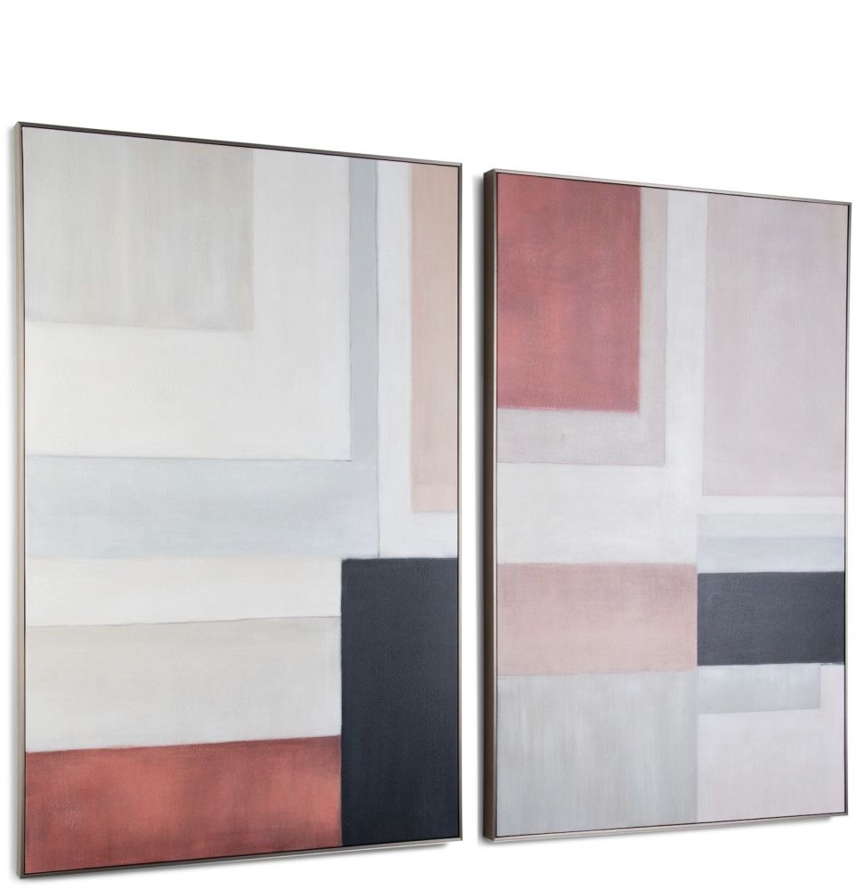 Tijn schilderij 90x140cm - Multikleur - Afbeelding 8