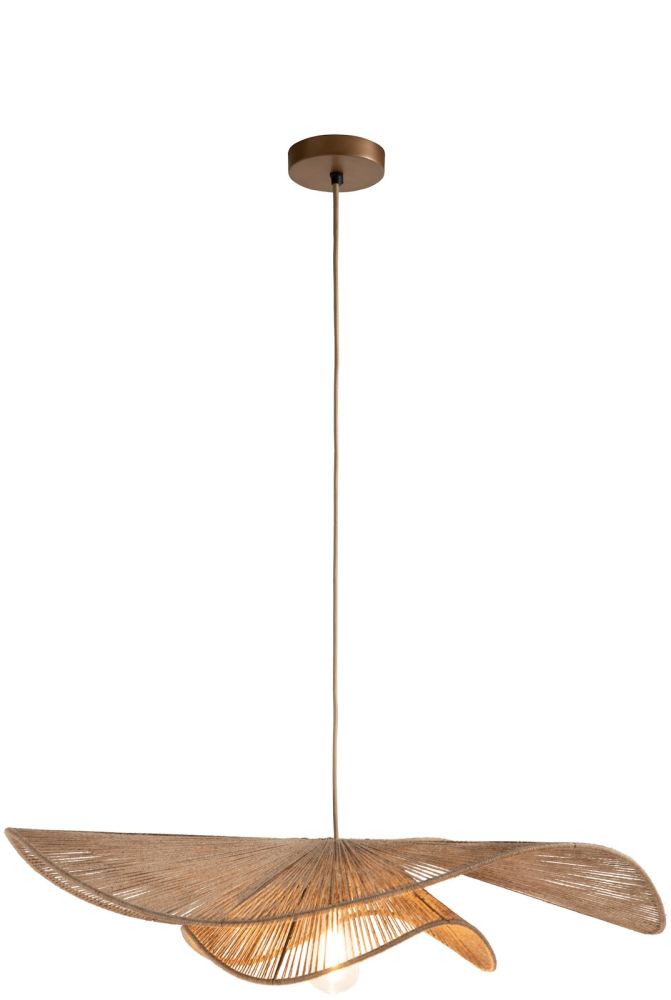 Iggy hanglamp 1*E27 D80cm - Naturel - Afbeelding 7