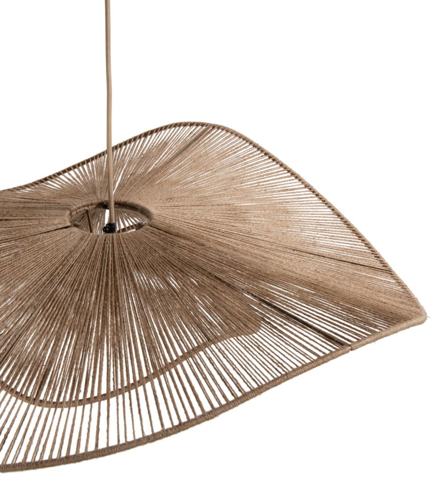 Iggy hanglamp 1*E27 D80cm - Naturel - Afbeelding 8