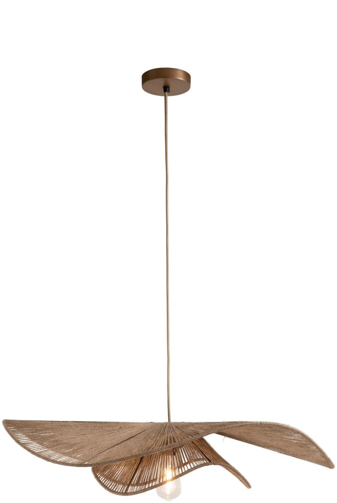 Iggy hanglamp 1*E27 D80cm - Naturel - Afbeelding 12