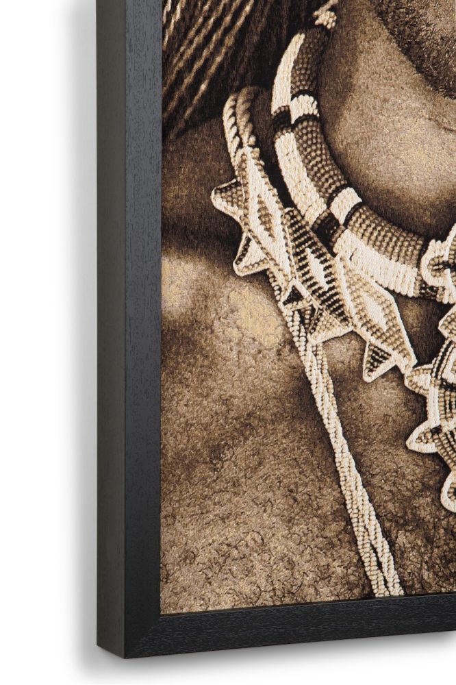 Samburu Warrior schilderij 75x125cm - Multikleur - Afbeelding 3