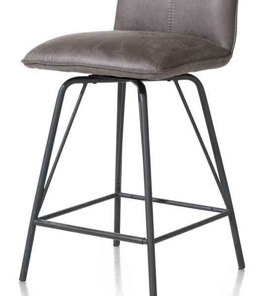 image Bella, barstoel - Rocky + greep rond frame - UK spec - Lava