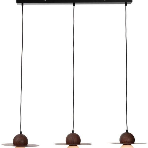Ufo hanglamp 3*G9 - Bruin