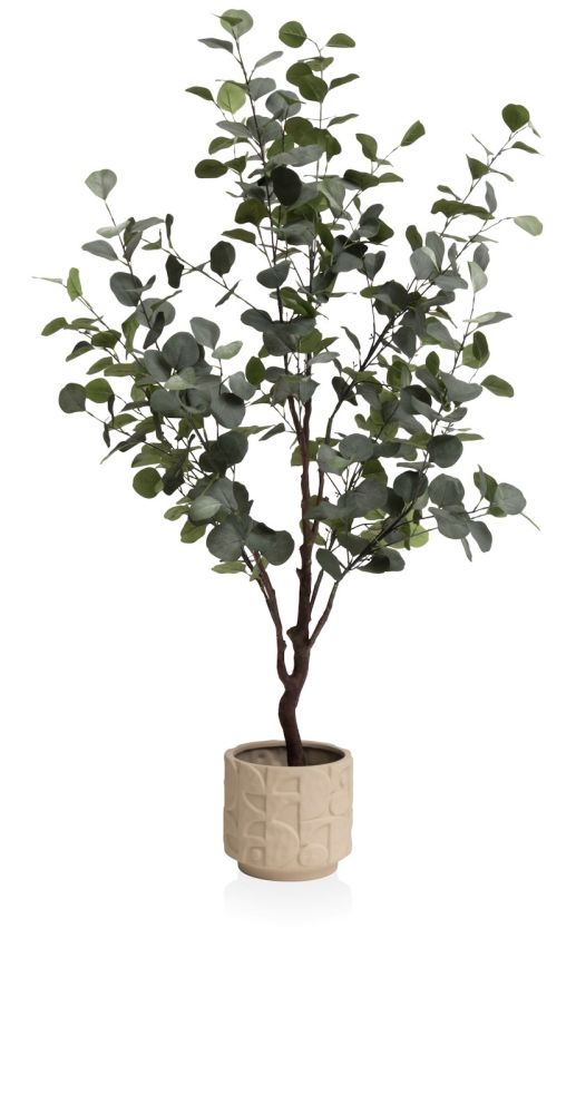 Eucalyptus Tree kunstplant H140cm - Groen - Afbeelding 2