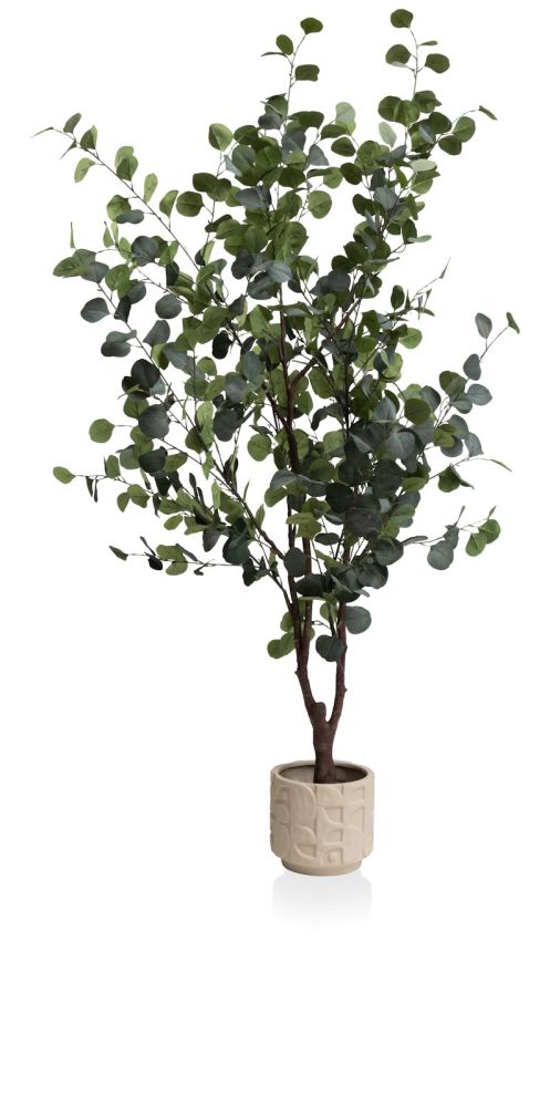 Eucalyptus Tree kunstplant H180cm - Groen - Afbeelding 2