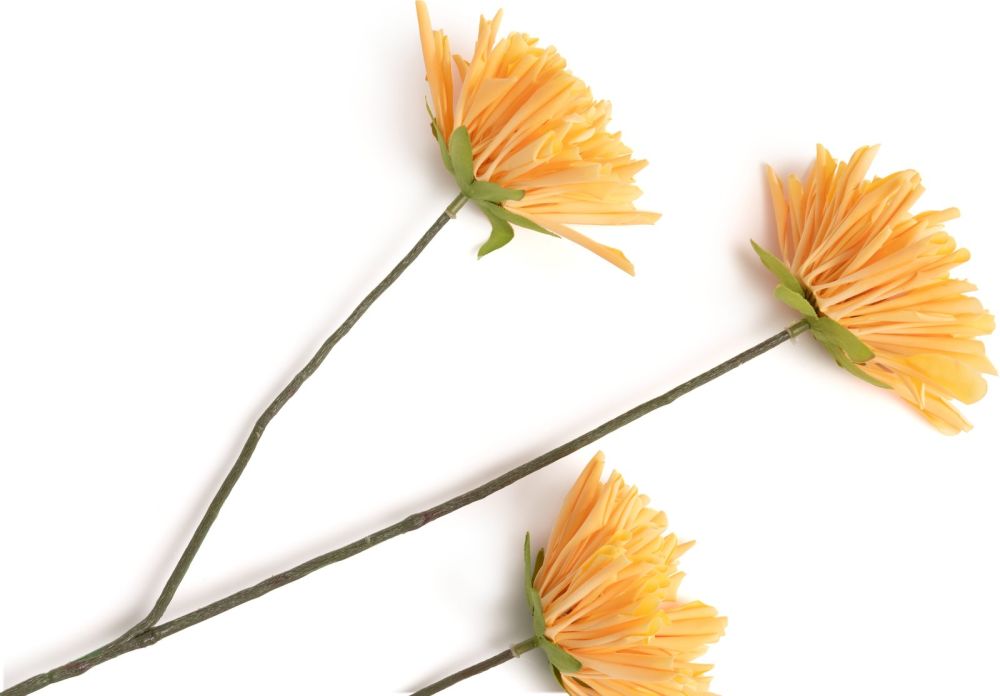 Dahlia Spider Spray kunstbloem H75cm - Afbeelding 4