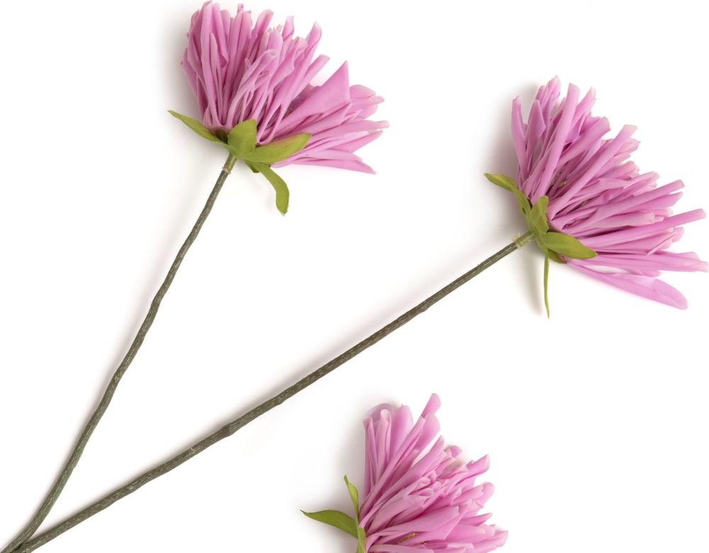 Dahlia Spider Spray kunstbloem H75cm - Afbeelding 7