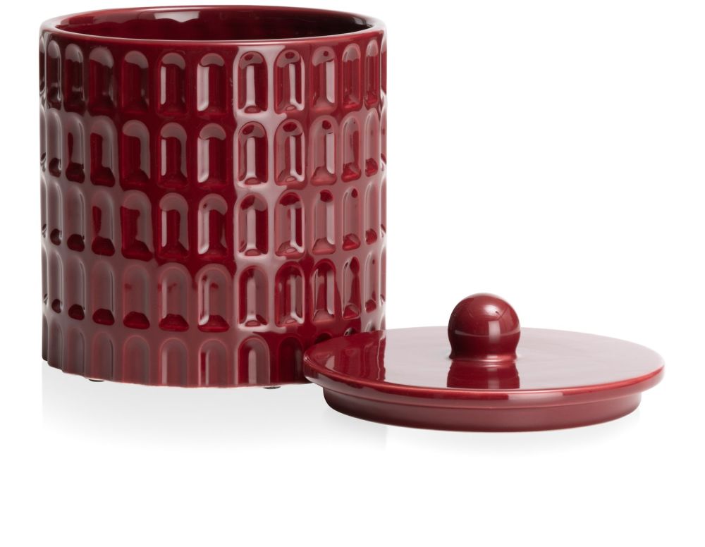 Bisko pot H16.5cm - Bordeaux - Afbeelding 5