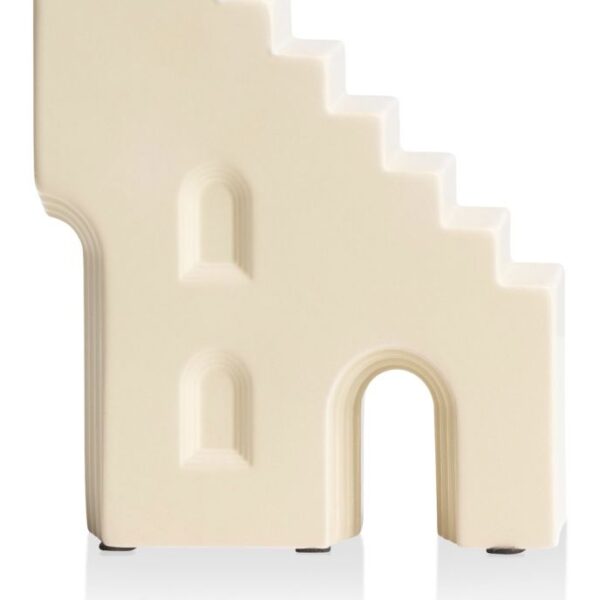 Skala kandelaar H17.6cm - Cremekleurig