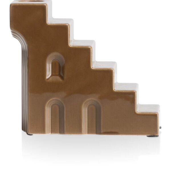 Skira kandelaar H11.8cm - Bruin