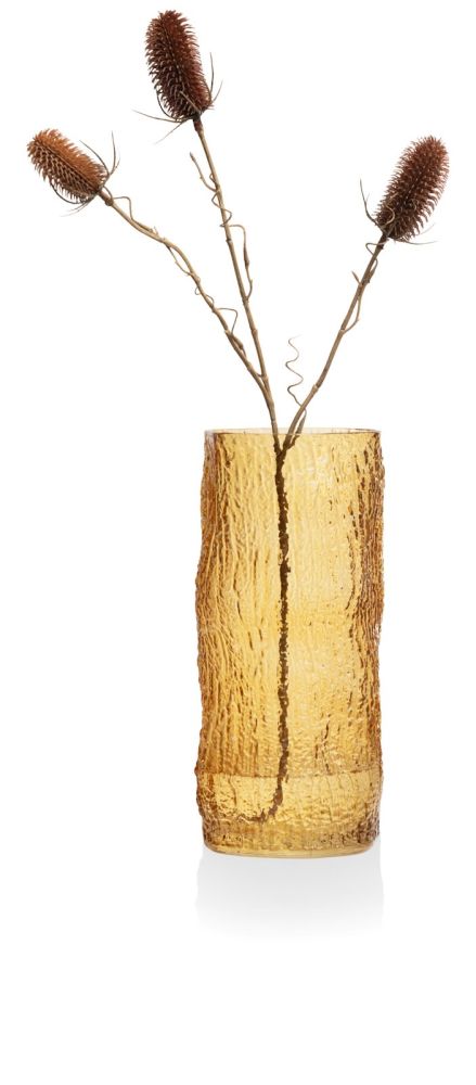 Brisk vaas H32cm - Amber - Afbeelding 2