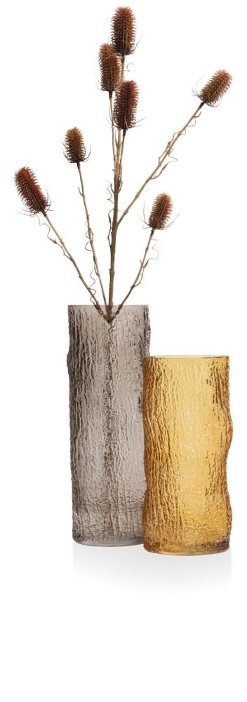 Brisk vaas H32cm - Amber - Afbeelding 5