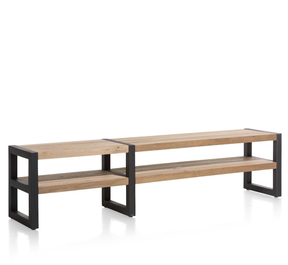 Brooklyn, tv-rek 2-niches - 210 cm