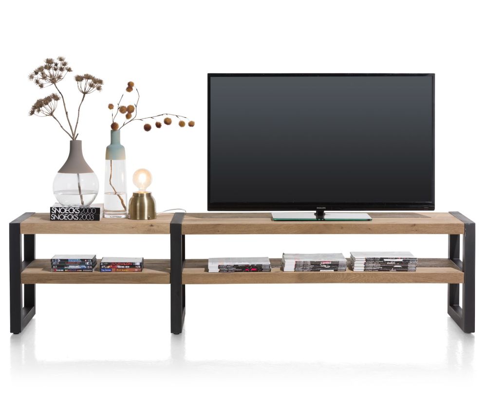 Brooklyn, tv-rek 2-niches - 210 cm - Afbeelding 2