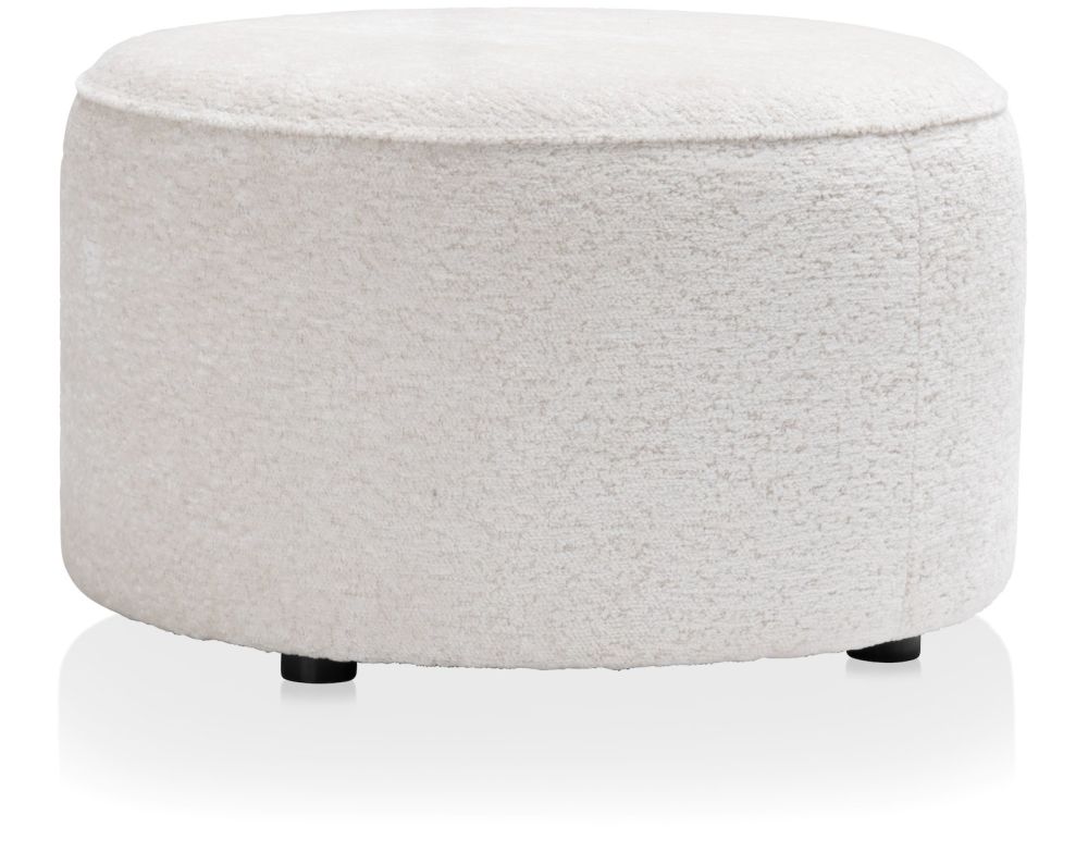 Roan poef rond H44cm - Afbeelding 2