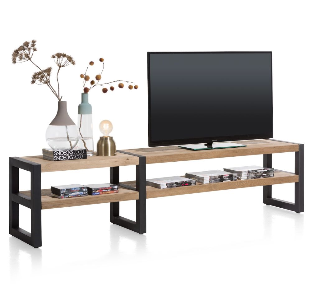 Brooklyn, tv-rek 2-niches - 210 cm - Afbeelding 4