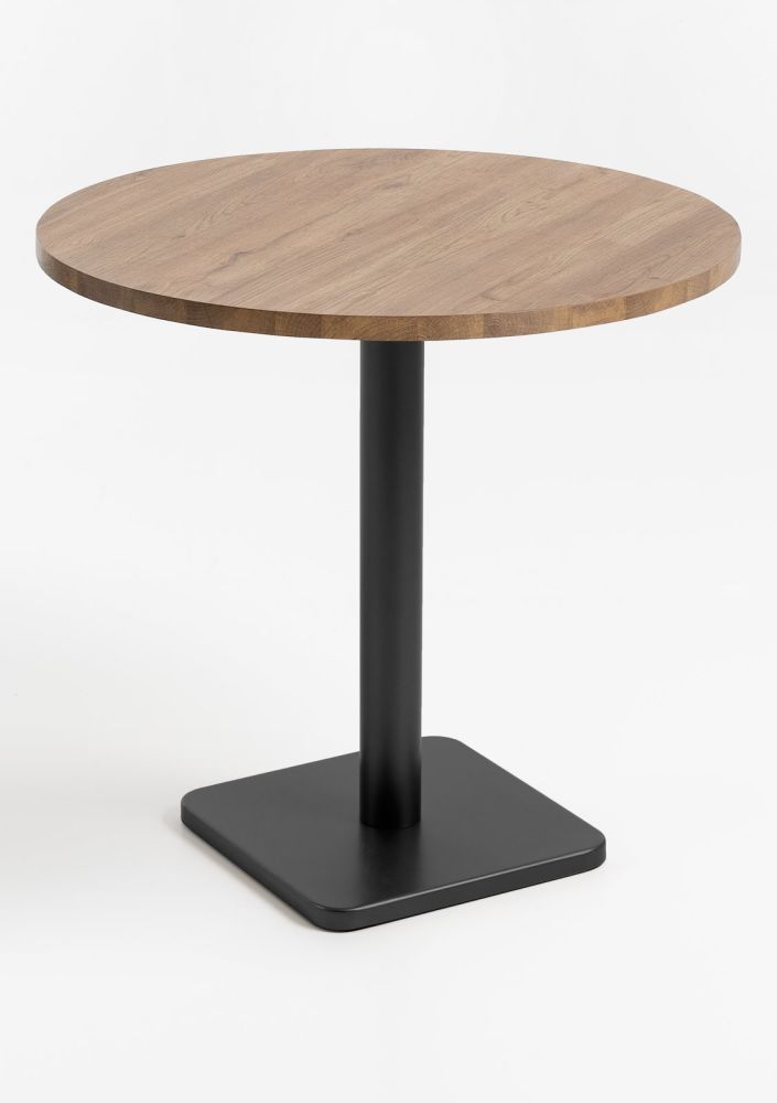 Brest bistrotafel vintage oak D80cm - Afbeelding 7