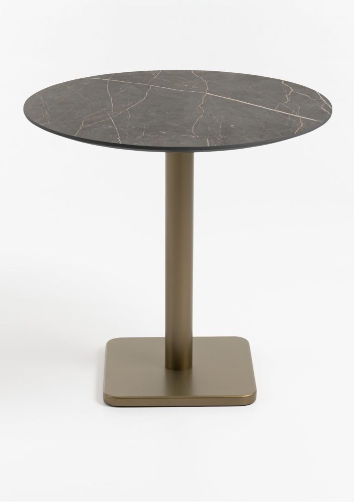 Brest bistrotafel marble onyx D80cm - Afbeelding 3