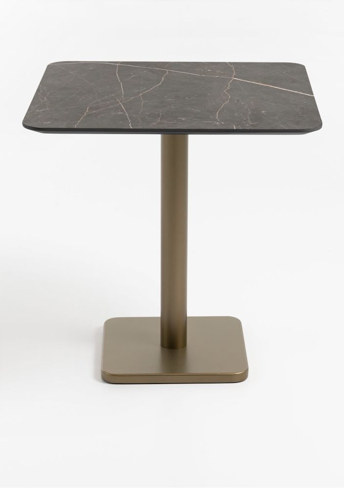 Brest bistrotafel marble onyx 75x75cm