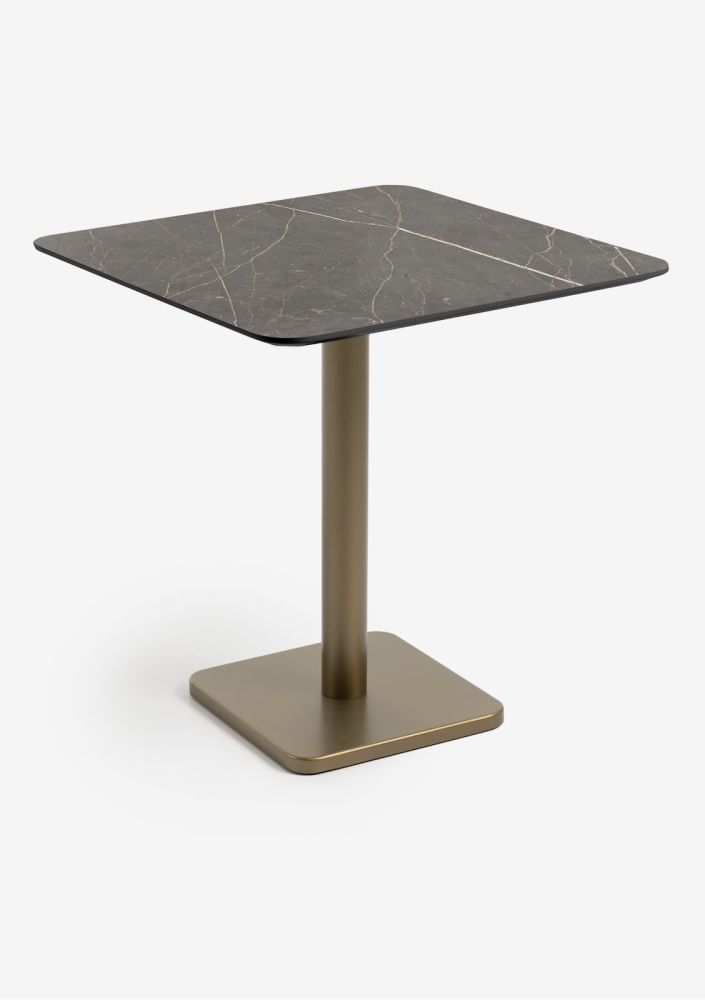 Brest bistrotafel marble onyx 75x75cm - Afbeelding 2