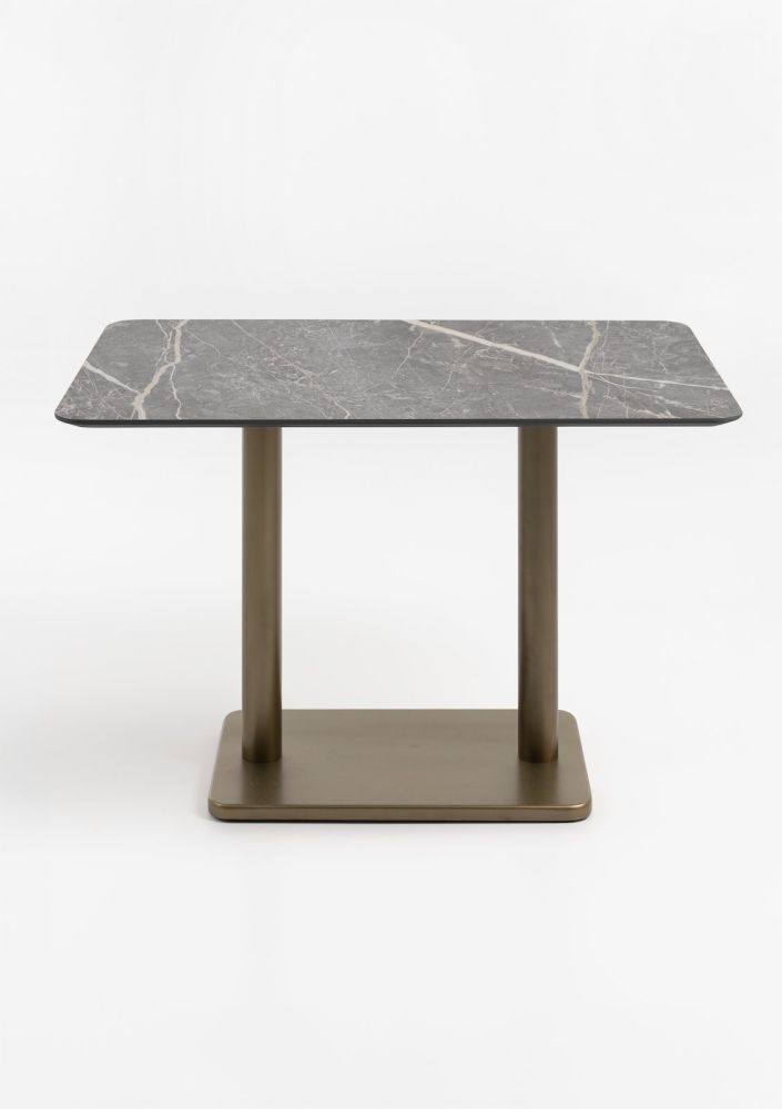 Brest bistrotafel marble light grey 120x75cm - Afbeelding 5