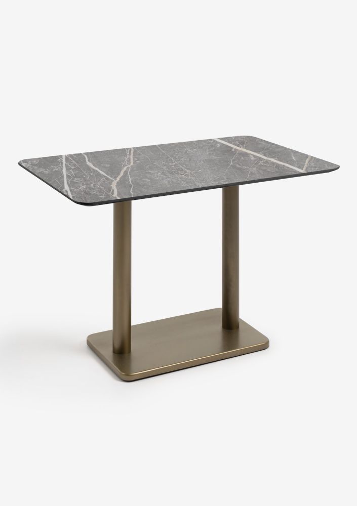 Brest bistrotafel marble light grey 120x75cm - Afbeelding 6