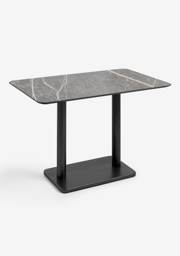 Brest bistrotafel marble light grey 120x75cm - Afbeelding 10