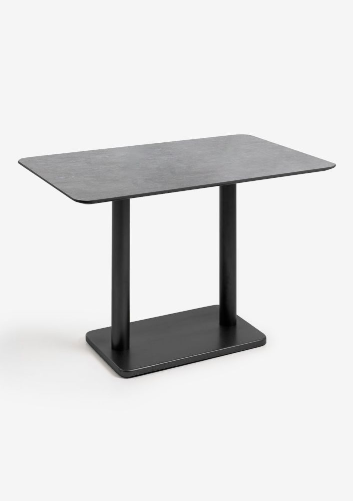 Brest bistrotafel stone anthracite 120x75cm - Afbeelding 16