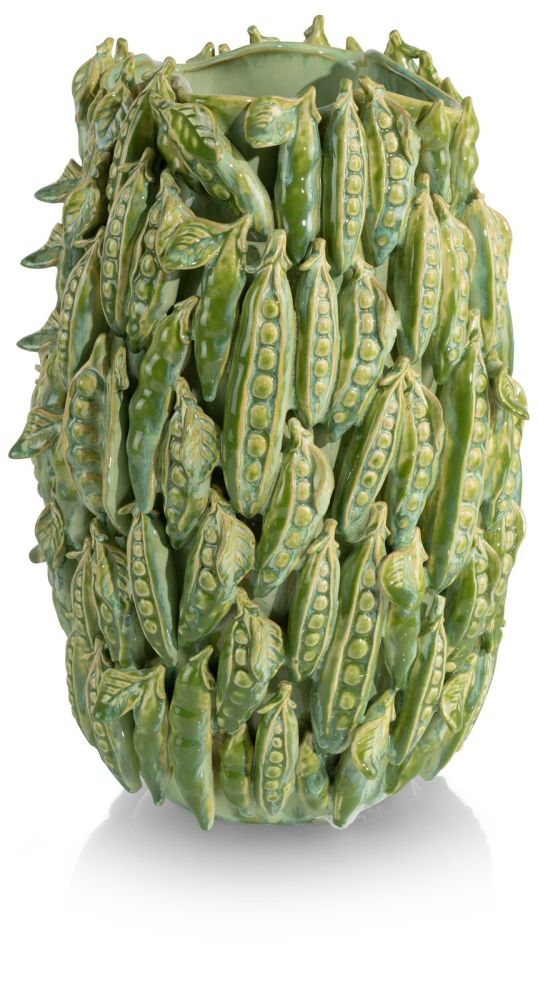 Peas in a pot vaas H45cm - Groen