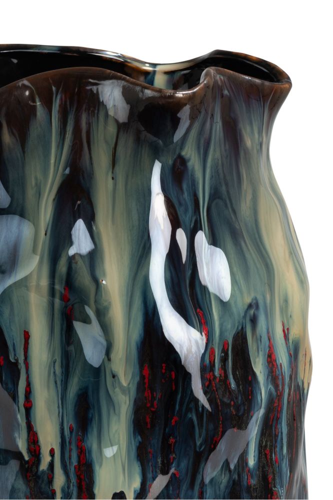 Julius vaas H45cm - Blauw - Afbeelding 2