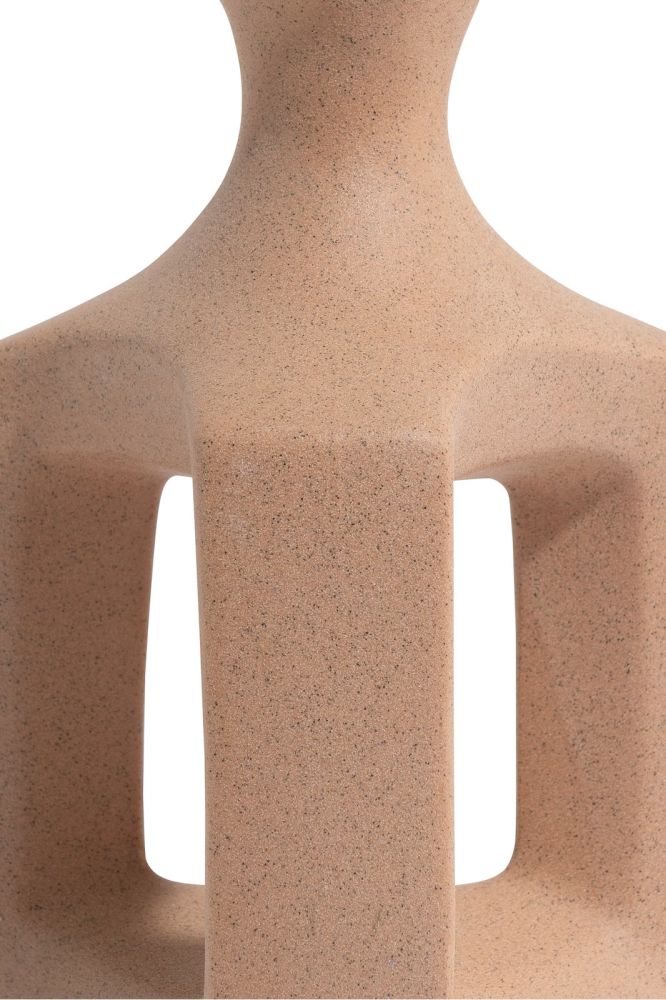 Jules vaas H21cm - Beige - Afbeelding 2