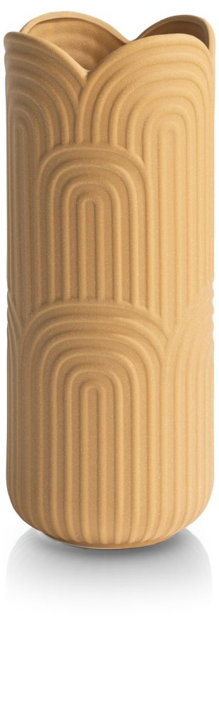 Gia vaas H35cm - Oker - Afbeelding 2