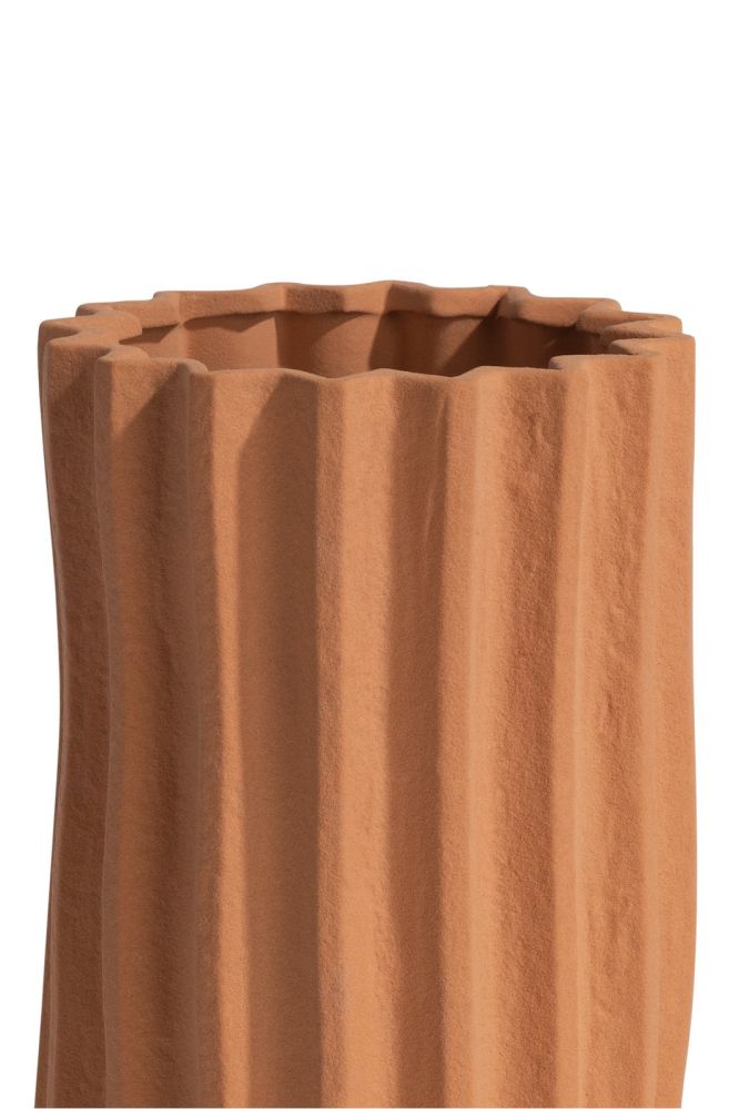 Jelle vaas H30cm - Oranje - Afbeelding 3