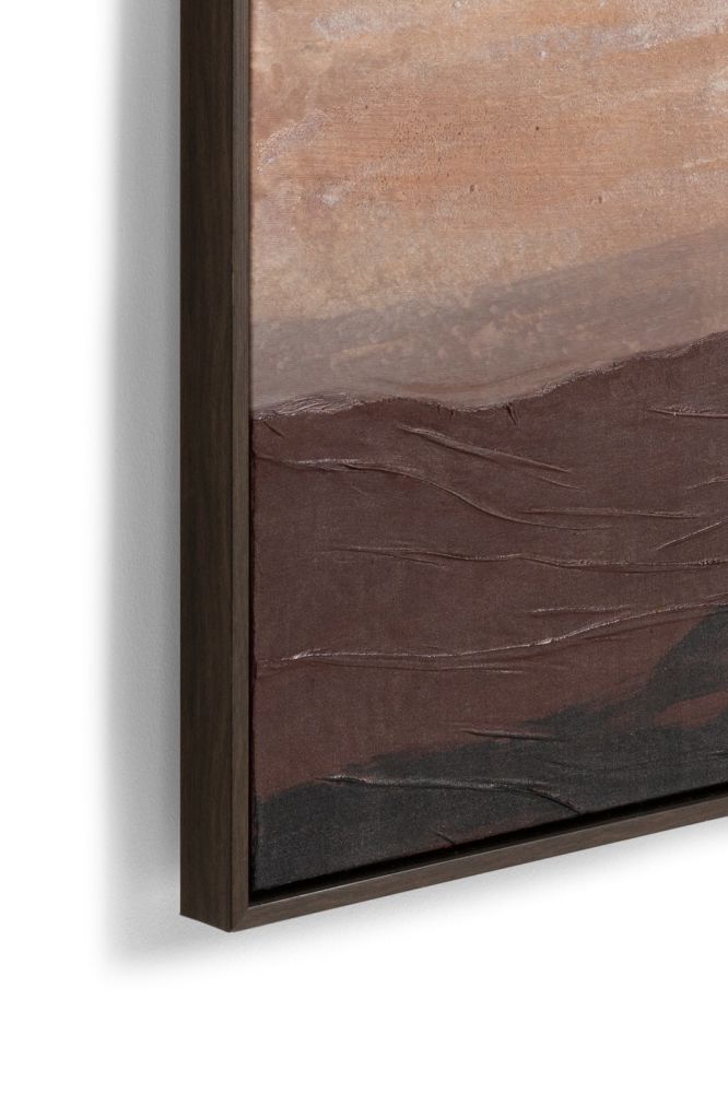 Desert schilderij 100x140cm - Bruin - Afbeelding 2