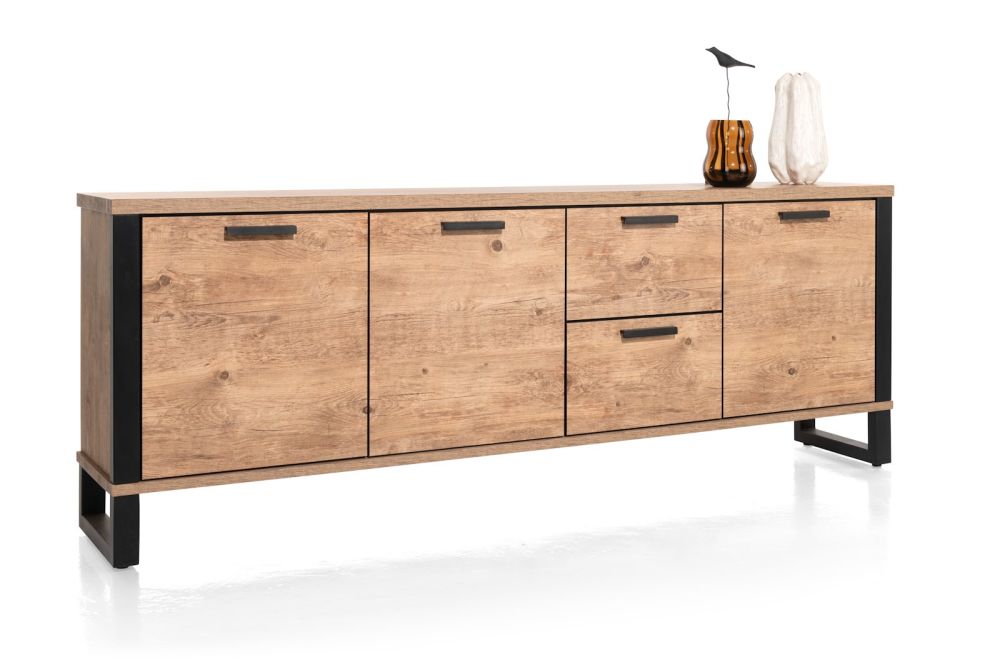 Perth, dressoir 230 cm - 3-deuren + 2-laden - Afbeelding 2