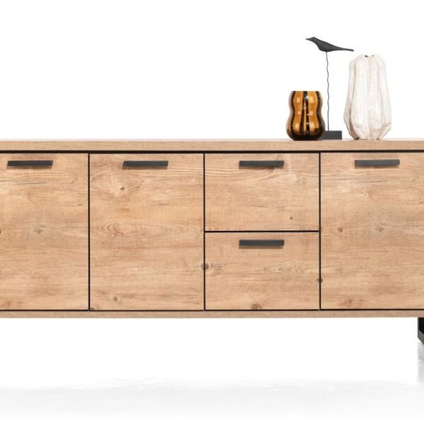 Perth, dressoir 190 cm - 3-deuren + 2-Laden