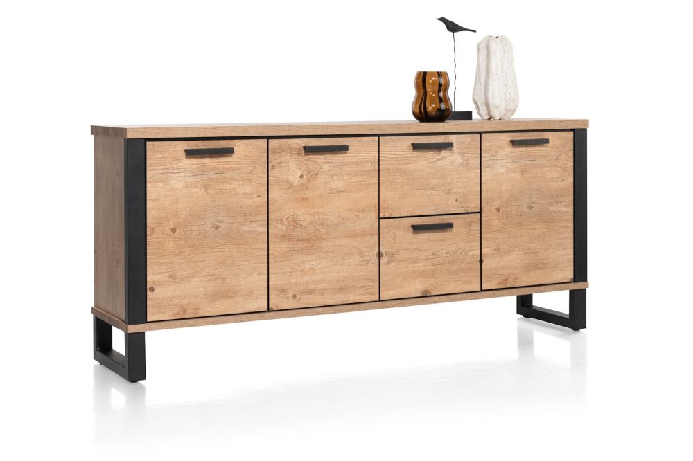 Perth, dressoir 190 cm - 3-deuren + 2-Laden - Afbeelding 2