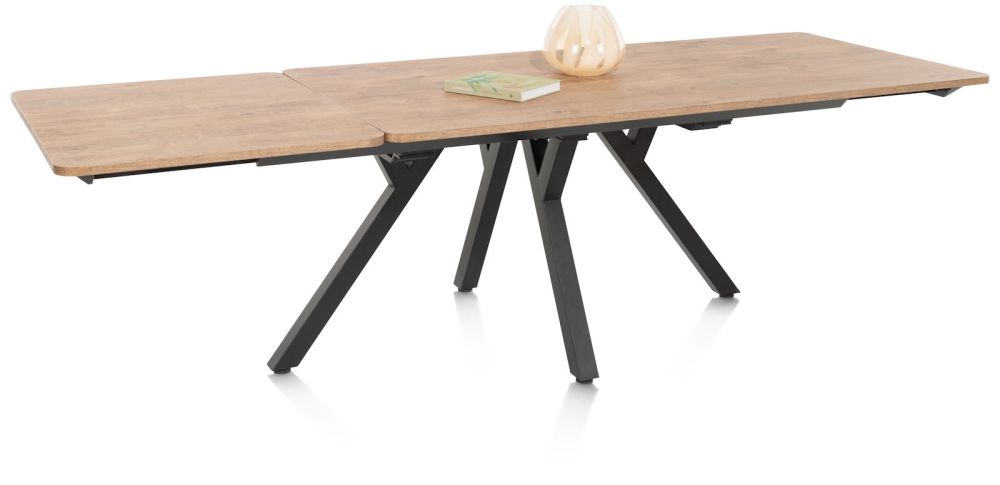Perth, uitschuiftafel 200 (+ 80 cm.) x 100 cm - uitschuif uiteinde - Afbeelding 2