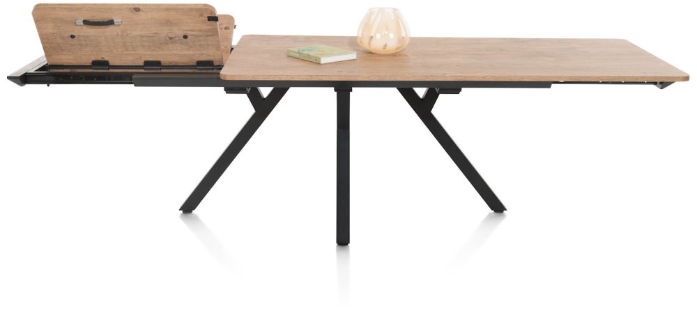 Perth, uitschuiftafel 200 (+ 80 cm.) x 100 cm - uitschuif uiteinde - Afbeelding 4