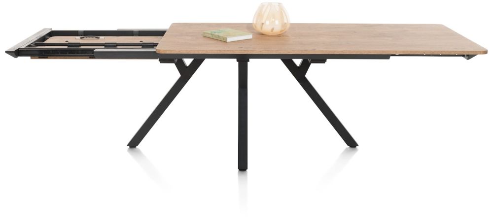 Perth, uitschuiftafel 200 (+ 80 cm.) x 100 cm - uitschuif uiteinde - Afbeelding 5