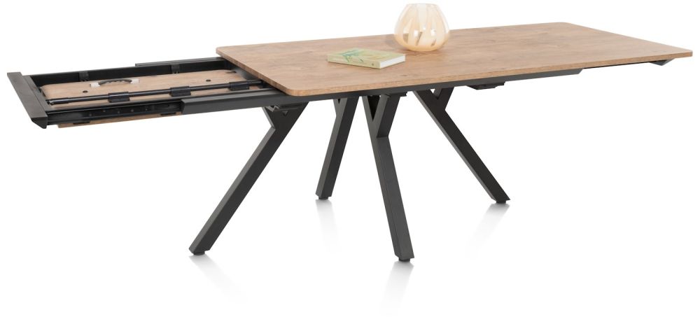 Perth, uitschuiftafel 200 (+ 80 cm.) x 100 cm - uitschuif uiteinde - Afbeelding 9
