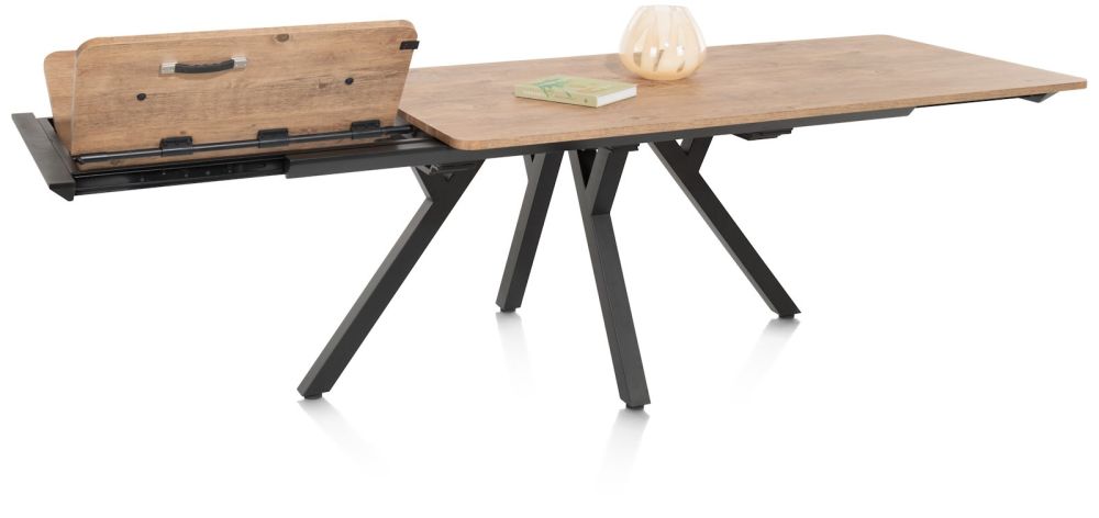 Perth, uitschuiftafel 200 (+ 80 cm.) x 100 cm - uitschuif uiteinde - Afbeelding 10