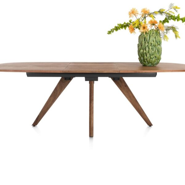 Everest, uitschuiftafel 190 (+ 60) x 115 cm